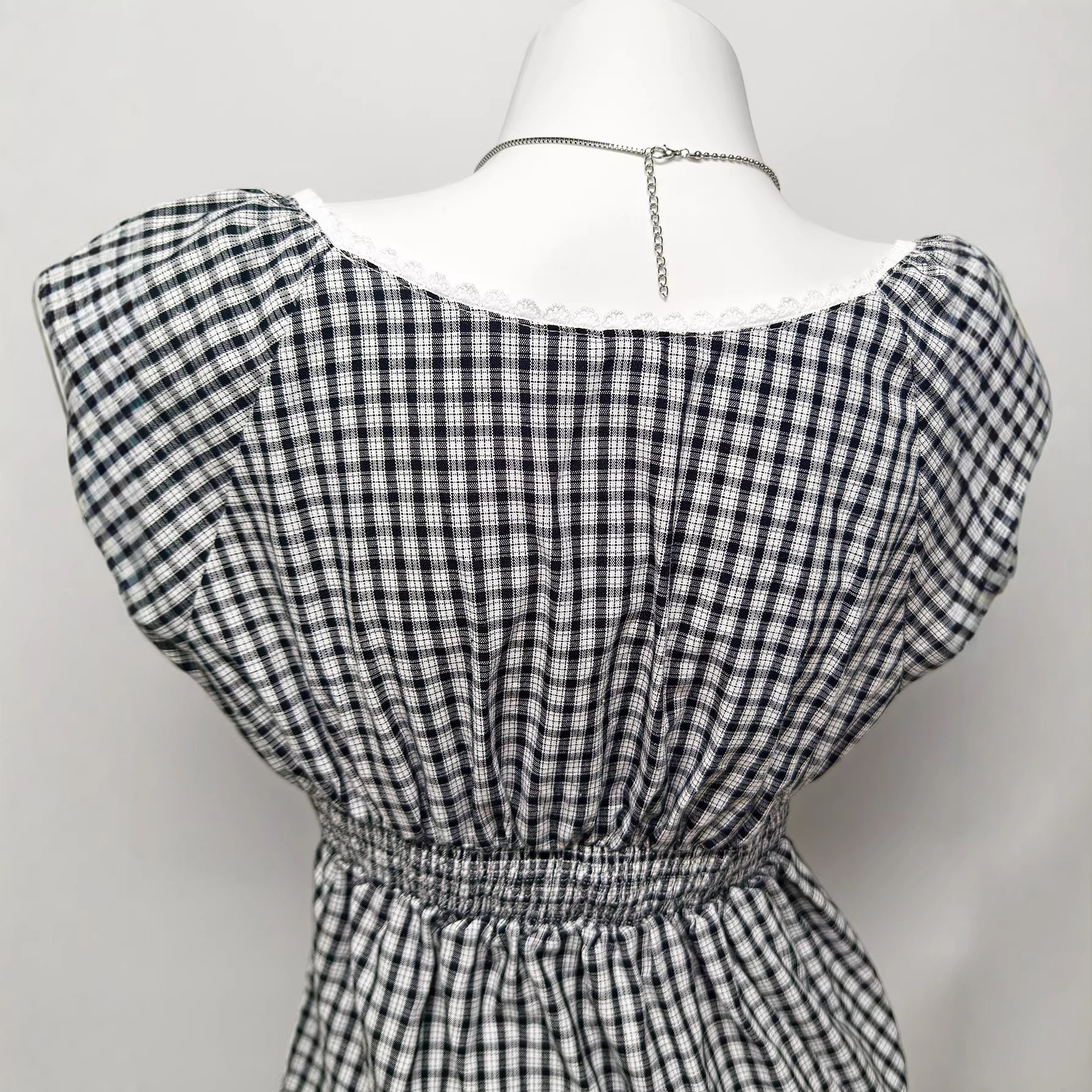 Plaid Short Sleeve T Shirt for Women Casual Summer Style Comfortable Cotton Fabric Wholesale Available