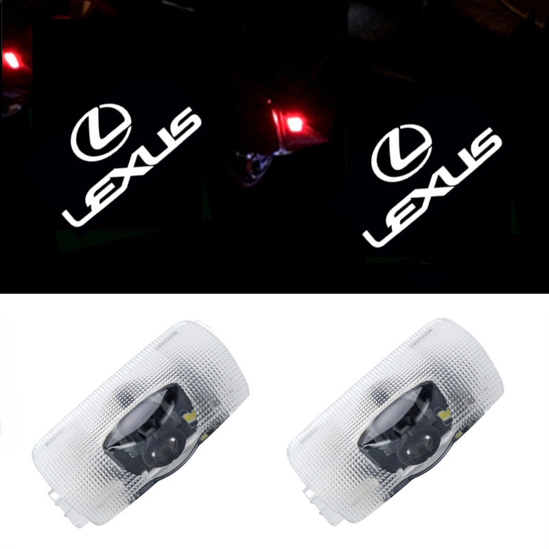 เหมาะสำหรับไฟต้อนรับ Lexus ไฟตกแต่งบรรยากาศฉายภาพบนประตู Lexus LS RX ES IS LX