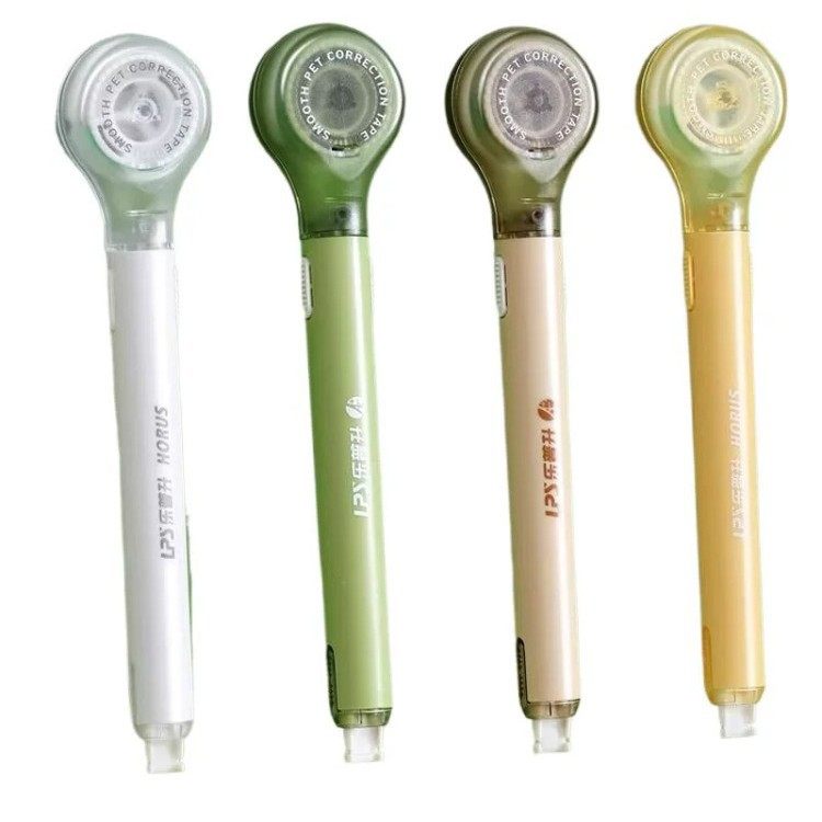 2025 New High-Value Lepusheng Pen-Style Correction Tape for Students, Large Capacity Correction, Silent, Replaceable Core
