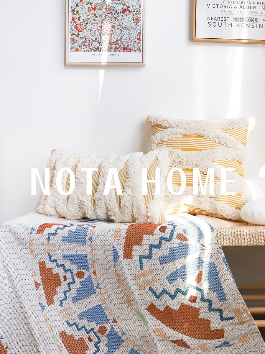 Alex Nordic Style Sofa Blanket Full Cover Sofa Towel Cover for Living Room Single or Double Sofa Cover with Thickened Backrest