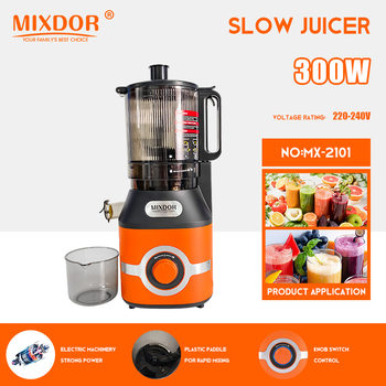Cross-Border Mixdor Household Multifunctional Juicer Electric Juice Pulp Separation Fully Automatic Fruit and Vegetable Juicer Food Processor