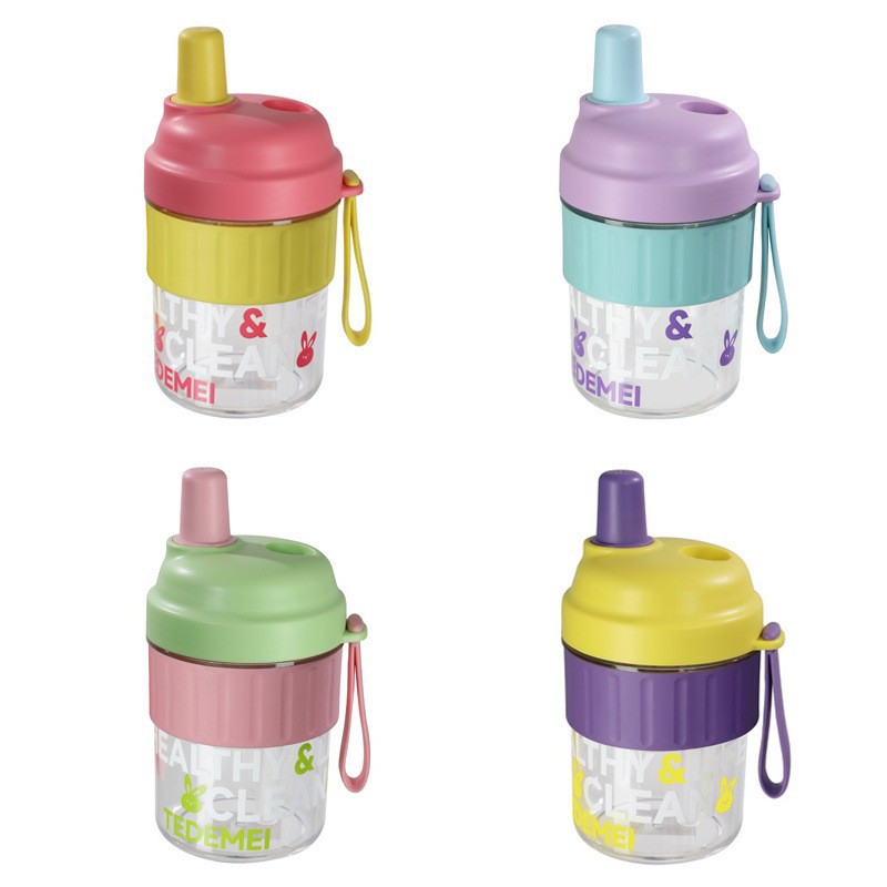 跨境随手塑料水杯家用户外运动水杯学生便携式随手杯活动礼品口杯