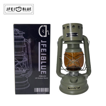 British JFEIBLUE vintage traditional kerosene lamp exquisite camping lamp lantern outdoor lantern vintage lamp 26cm