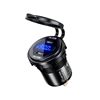 kewig dual PD fast charging aluminum alloy car USB mobile phone charger modified 45W high power waterproof car charger