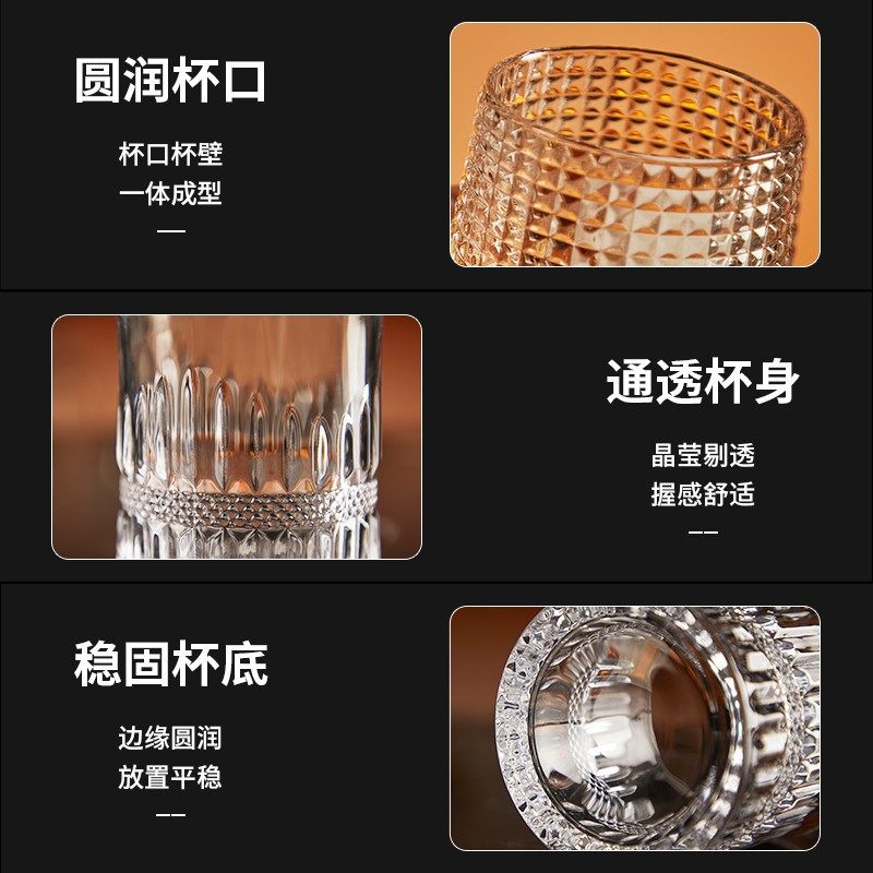 Wholesale Whiskey Glasses, Glass Cups, Bar Liquor Glass Sets, Classical Wine Glasses, Ktv Beer Glasses for Commercial Use