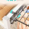 Dormitory Bedside Clothes Rack Dormitory Essentials Upper and Lower Bunk Clothes Drying Rack Bedside Hook Clothes Hanging Magic Coat Rack