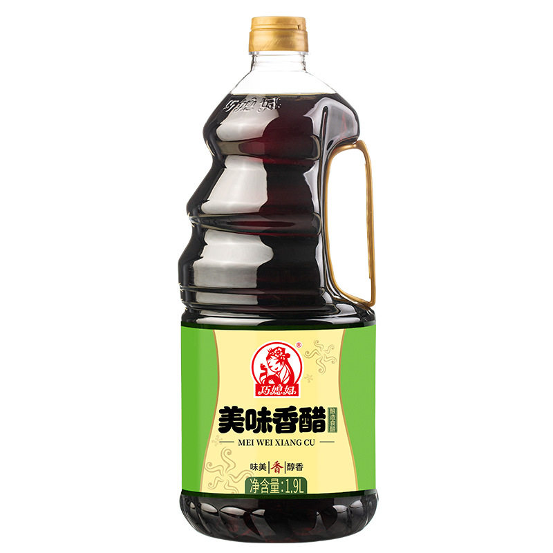 Qiaodaughter-in-law delicious vinegar 1.9L large barrel brewed vinegar vinegar point dip household sour and sweet cold mixed dumpling vinegar