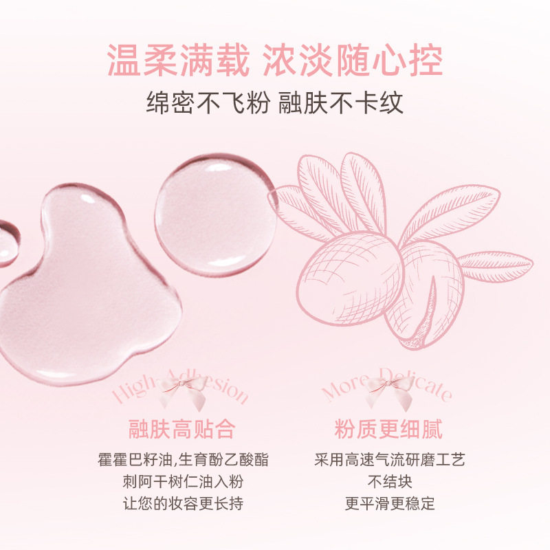 Novo Leisure Sweetheart Eight-Color Eyeshadow Palette Multi-Purpose Pearl Shimmer Portable Multi-Color Eyeshadow Palette