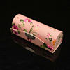 Chinese Vintage Floral Embroidered Lipstick Box Printed Silk Portable Storage Box Jewelry Box Lipstick Box with Mirror
