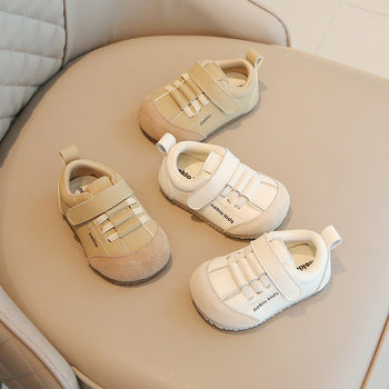 Baby Shoes Autum Soft-Soled Kidsren's Shoes 1-2--3 Years Old Male and Female Baby Fashion Sports Shoes Non-Slip Toddler Shoes