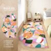 Bedside Carpet, Bedroom, Stain-Resistant and Easy to Care For, Imitation Cashmere Floor Mat, Large Area, Full-Cover Anti-Slip Mat, Home Bay Window Mat