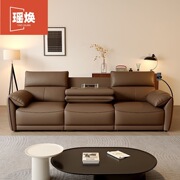New Sofa First-Class Space Capsule Three-Seat Home Theater Minimalist Italian Light Luxury Electric Functional Sofa