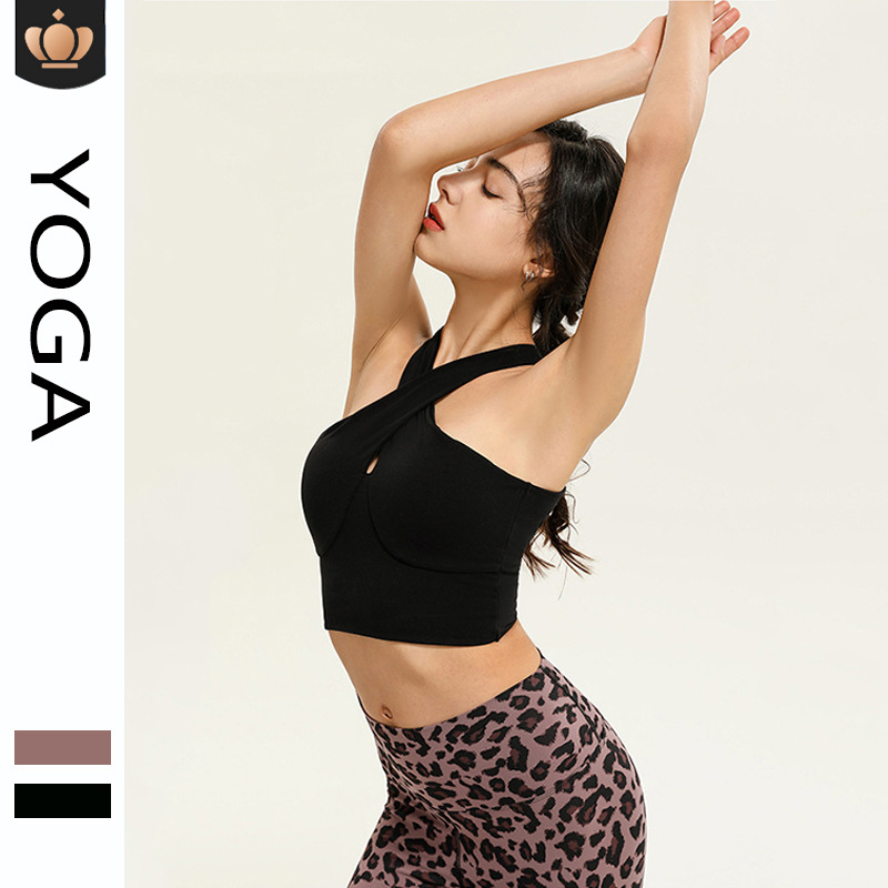 alo Motion Underwear Cross-border Jogging Yoga Vest No Rims Workout clothes Cross U.S. Rear Shockproof Bra  alo运动内衣跨境跑步瑜伽背心无钢圈聚拢健身服交叉美背防震文胸 alo Motion Underwear Cross-border Jogging Yoga Vest No Rims Workout clothes Cross U.S. Rear Shockproof Bra 