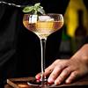 Ultra-thin Crystal Japanese-style Kimura Triangle Cocktail Cup Martini suit Wine Table Wedding Banquet Decorative Water Cup