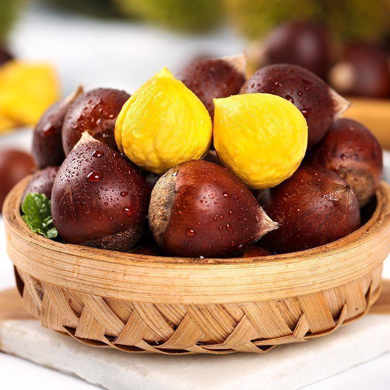 Jianou Cone Chestnut, Fujian Cone Chestnut, Fresh Round Chestnut, Cone-Shaped Chestnut Tip, Cone Wholesale