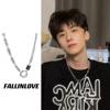 Necklace men's fashion trend titanium steel non-fading clavicle chain personality simple handsome men's hip hop neutral wind jewelry