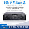High-Power Power Amplifier Manufacturer Wholesale Karaoke Fixed Resistance Power Amplifier Card Ok Anti-Howling Dsp Digital Power Amplifier Can Be Customized with Logo