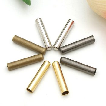 Clothing Accessories Hat Rope Tail Clip Pants Rope Hanging Clock Ribbon Lazy Shoelace Copper Head Bullet Metal Seamless Rope Head