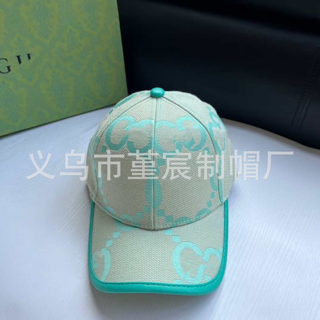 Neue Bonbon farbe Big G Buchstaben Hardtop Baseball kappe Hochwertige europäische und amerikanische Mode All-Match Casual Trend Kappe