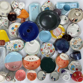 Wholesale of Daily-Use Ceramic Mixed Items with Defects, Blind Box Miscellaneous Tableware, Cute Girl Foreign Trade Surplus