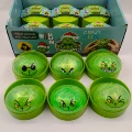 8.5cm christmas grinch pectin buns