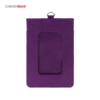 South Korea Purple Canvas Card Holder DIY Plain Certificate Shapes ID Holder Bus Card Protection Card Holder