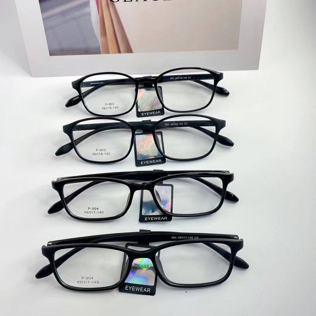 Ultra-light and cheap handling pure black TR90 optical glasses frame presbyopia special frame can be equipped with myopia degree