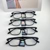 Ultra-light and cheap handling pure black TR90 optical glasses frame presbyopia special frame can be equipped with myopia degree
