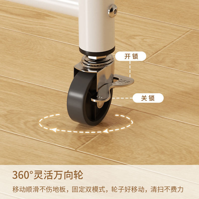 Simple Coat Rack Floor Hanger Household Bedroom Clothes Drying Simple Clothes Storage Rack Indoor Hanger