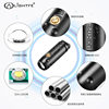 Laitaihui Mini Flashlight Super Bright LED Stainless Steel Keychain Portable Mini Waterproof Pocket Flashlight