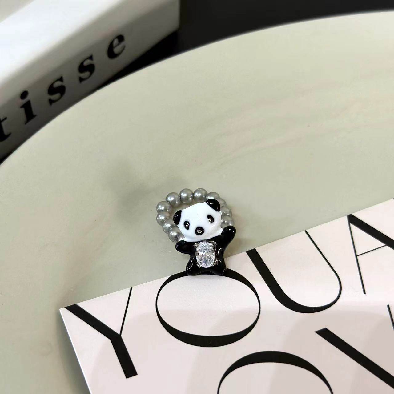 Fグレーパールリング