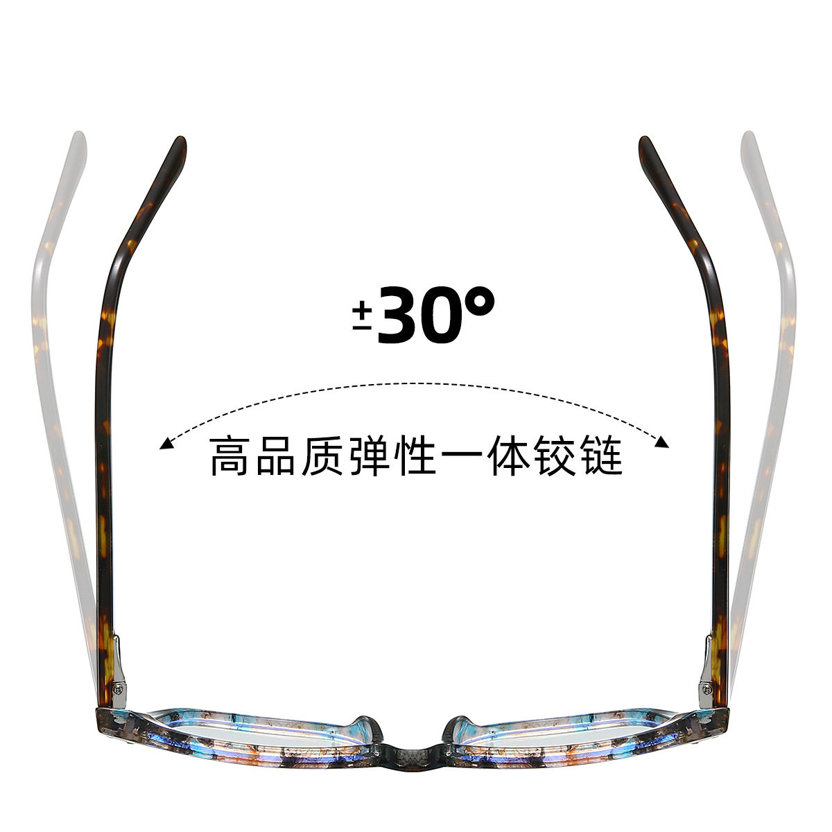 87312 Anti-Blue Light Glasses with Diamond Butterfly Square Frame Cross-Border Best-Selling Tr90 Glasses Frame Ins Trendy Glasses Frame