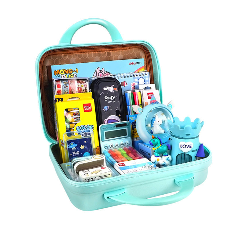 Deli Stationery Set Gift Box Children's Gift Stationery Gift Pack Boys and Girls Birthday Gift Learning Set