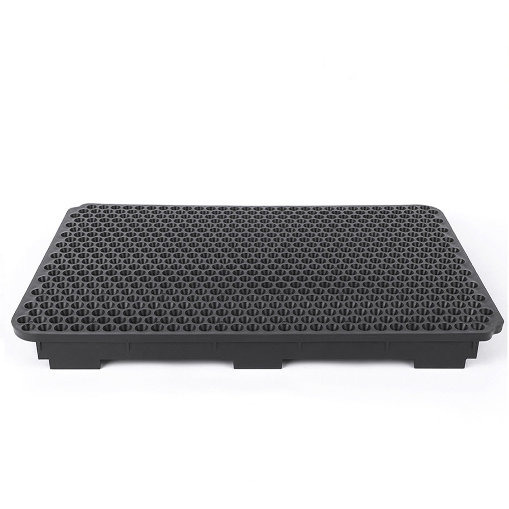 Plastic peanut bud planting box hydroponic box sprout seedling tray black peanut bud plug tray soilless cultivation hydroponic basket