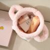 Cartoon Plush Household Desktop Storage Basket Dormitory Storage Box Cosmetic Storage Box Portable Sundries Storage Box