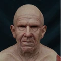 Skin color old man bald style