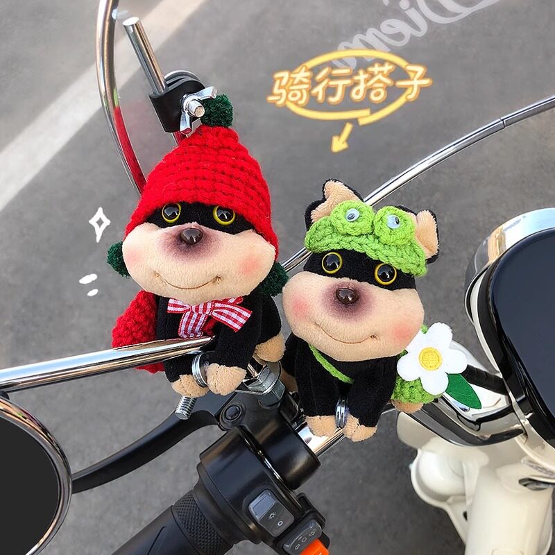 Aima Metaverse Electric Vehicle Rearview Mirror Decoration Figurine Doll Electric Scooter Motorcycle Small Accessories