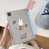 Blue Background Miffy Rabbit Ipada16 Tablet 10/9/8 Generation Air6/5 Protective Case Pro 11inch Mini7 Protective Case 5