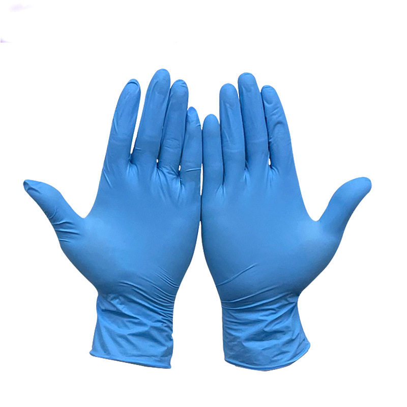 Yingke Disposable Nitrile Gloves Thickened and Durable Waterproof Beauty Food Grade Catering PVC Oil-Proof Rubber Gloves