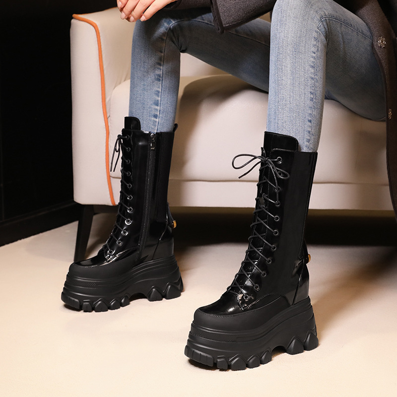 Cao Gót Nữ Cao 12cm Tăng Chiều Cao Đế Cao Hàng Mùa Xuân Thu Đông