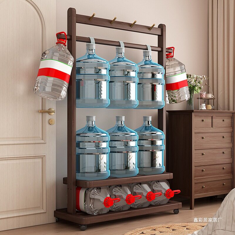 Clothes Rack Floor-Standing Bedroom Simple Clothes Rack Removable Indoor Home Clothes Hanging B&B Solid Wood Coat Rack