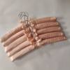 Satin Cloth Hangers for Cheongsam Dresses, Dress Hangers, Silk Cloth Hangers, Cloth-Covered Sponge Hangers for Home, Hotel, and Guesthouse Use