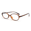 72505 Korean Tr90 Light Oval Myopia Glasses Frame for Men and Women, Artistic Flat Glasses Frame for Nerds, Can Be Matched with Degrees