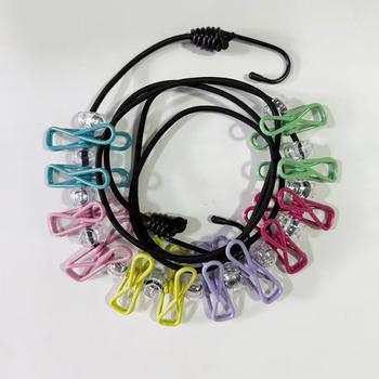 Travel Clothesline Hotel Portable Clothes Hanging Artifact Outdoor Windproof Dormitory Balcony Indoor Clothesline Punch-free