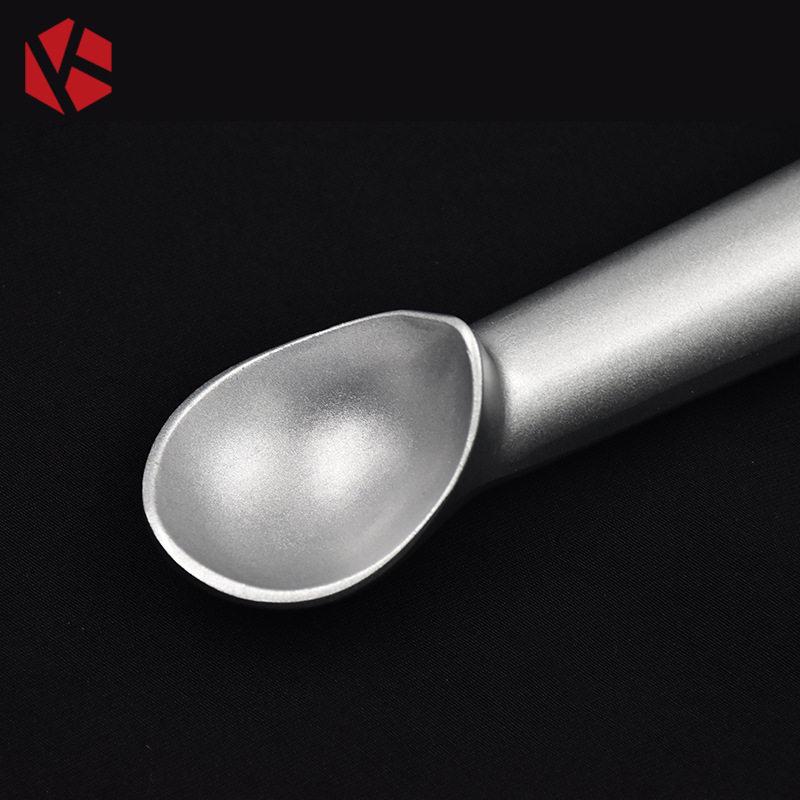 Self-melting Metal Aluminum Alloy Ice Cream Spoon Ice Cream Dig Ball Spoon Ice Cream Spoon Dig Ball Spoon Ice Cream