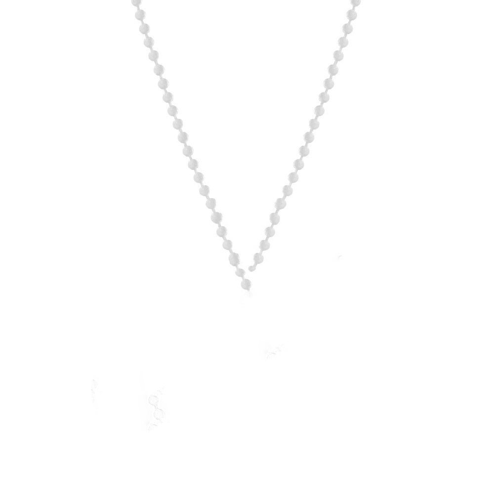 European and American Cross-Border Hot-Selling Copper Bead Chain Dopamine Spray Paint Colorful Bead Chain Trendy Brand Women's Sweater Chain