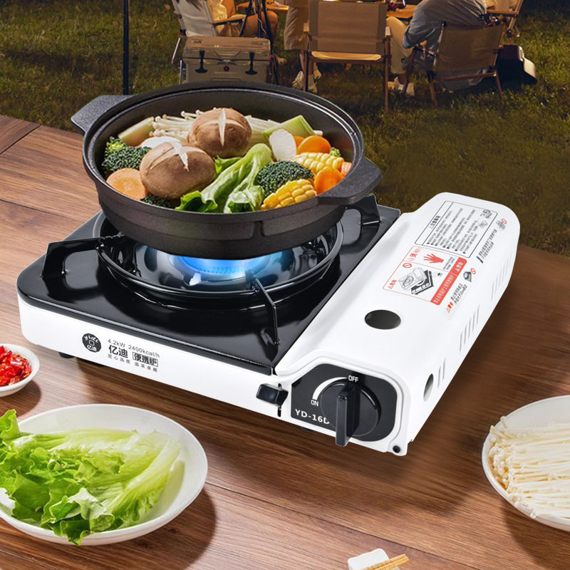 Cassette Stove Windproof Stove Camping Gas Stove Portable Gas Stove Outdoor Picnic Stove Energy-Saving Gas Stove