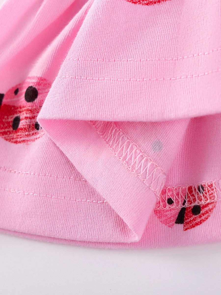 Girls' Summer Short-Sleeve Set, Cute Baby Two-Piece Outfit, Style Kids' Wear