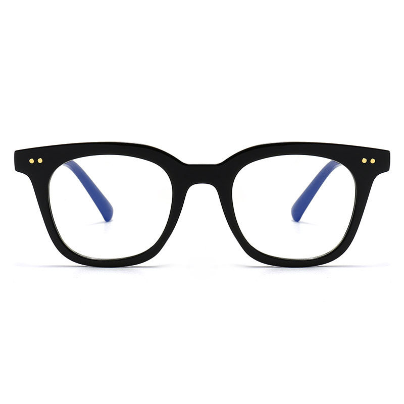 Flat Glasses Frame Decoration TR90 Ultra Light Fashion Korean Style Generous Unisex Full Frame Classic Retro Blue Light