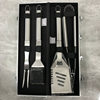 On the new stainless steel baking tool aluminum box suit baking tool combination fork shovel clip camping baking tool BBQ suit